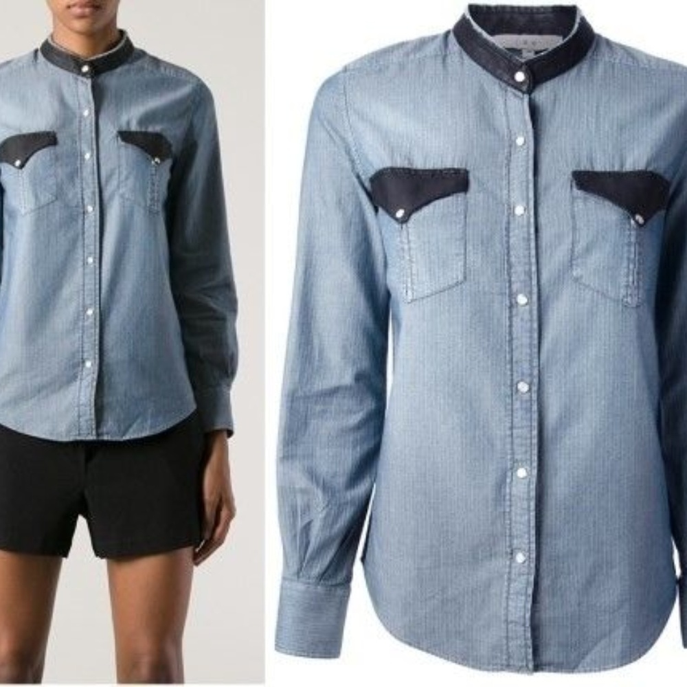 NEW Iro bromley denim shirt size 40